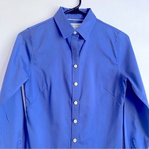 Banana Republic Blue Shirt Long Sleeve Woman Size 2 Petite
